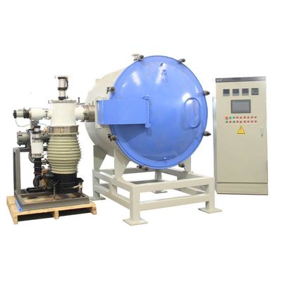 kwaliteit  CE Industrial Vacuum Muffle Furnace Up To 1600C With Diffusion Vacuum Pump Unit fabriek