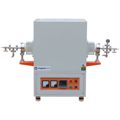 Laboratorium 1700C Hoogtemperatuurbuisoven met aluminiumbuis en afdichting flens