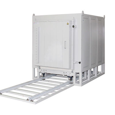 1200 liter bogie-oven met handtrolley tot 1200 graden C