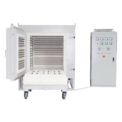 Bogie Hearth Furnace 1200°C vijf verwarming zijden met een trolley wagen gemakkelijk voor het laden en lossen