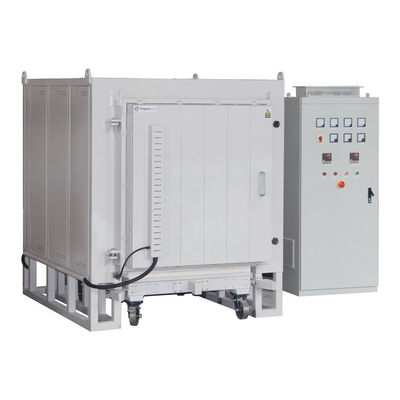 Bogie Hearth Furnace 1200°C vijf verwarming zijden met een trolley wagen gemakkelijk voor het laden en lossen