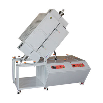 1200C Grote verticale roterende enkelzonenbuizenoven met OD300mm metalenbuis