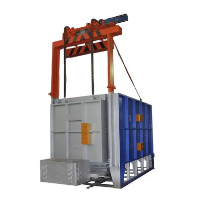 Industriële bogie haardoven 1200°C met twee onafhankelijke verwarmingszones
